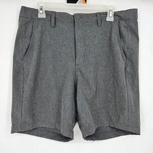 Free Fly Shorts Mens 34 Stretch Tradewind Performance Fabric Fishing Casual Gray
